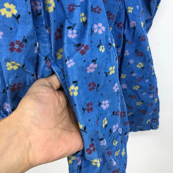LL BEAN soft corduroy dress cornflower blue XS 5-6 - Picture 4 of 8